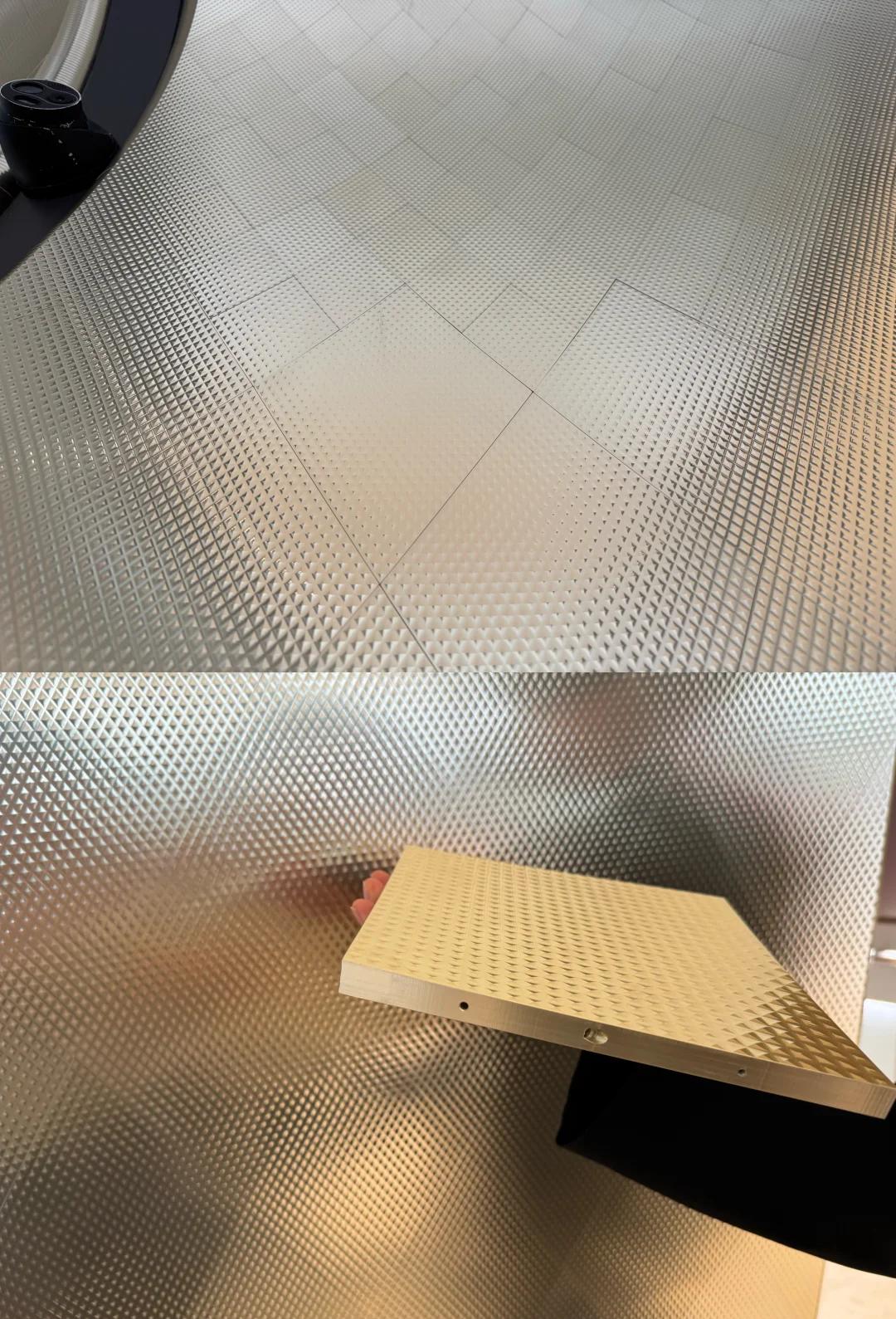 冰晶菱形鋁板設計案例